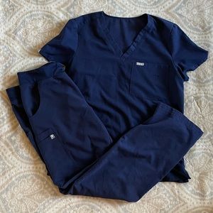 Figs Scrub Set - Navy Medium